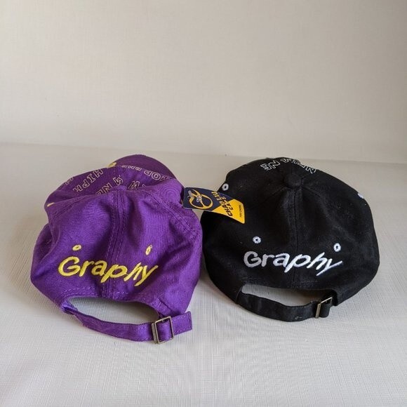 Bat Gaphy Distressed Look Adjustable Baseball Cap Hats (Set of 2) - Picture 5 of 11